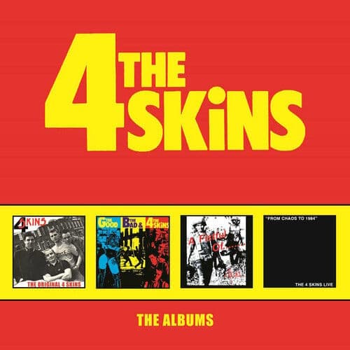 The 4 Skins : The Albums CD Box Set 4 discs (2018)