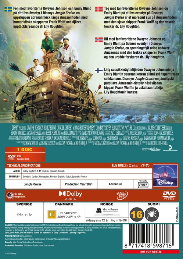 Jungle cruise (DVD)