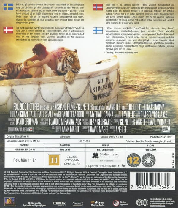 Life of Pi (Blu-ray)
