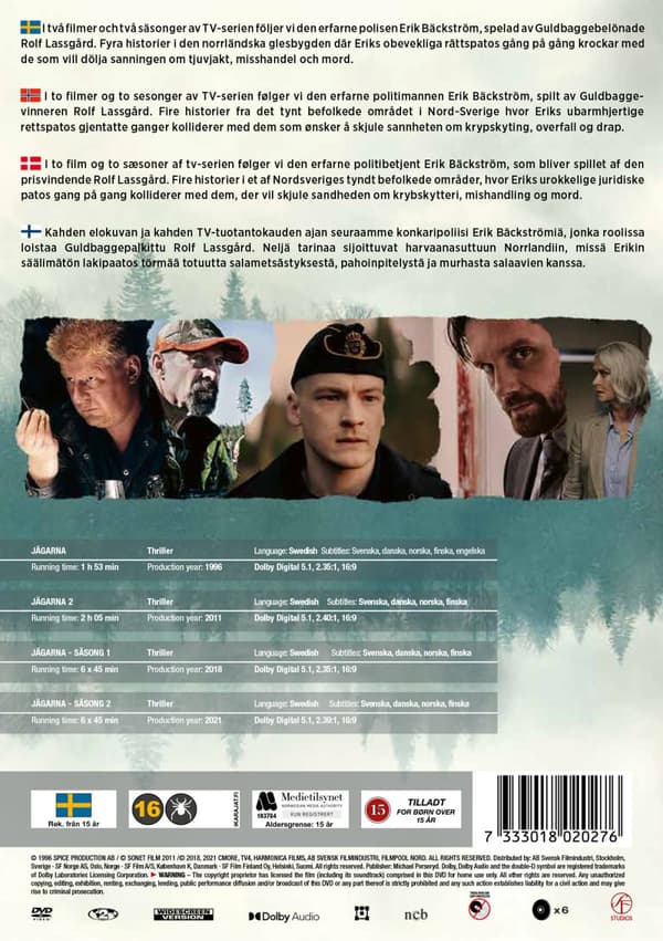 Jägarna - Filmerna + serien (6 DVD)
