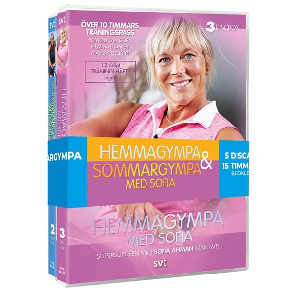 Hemmagympa + Sommargympa med Sofia (5 DVD)