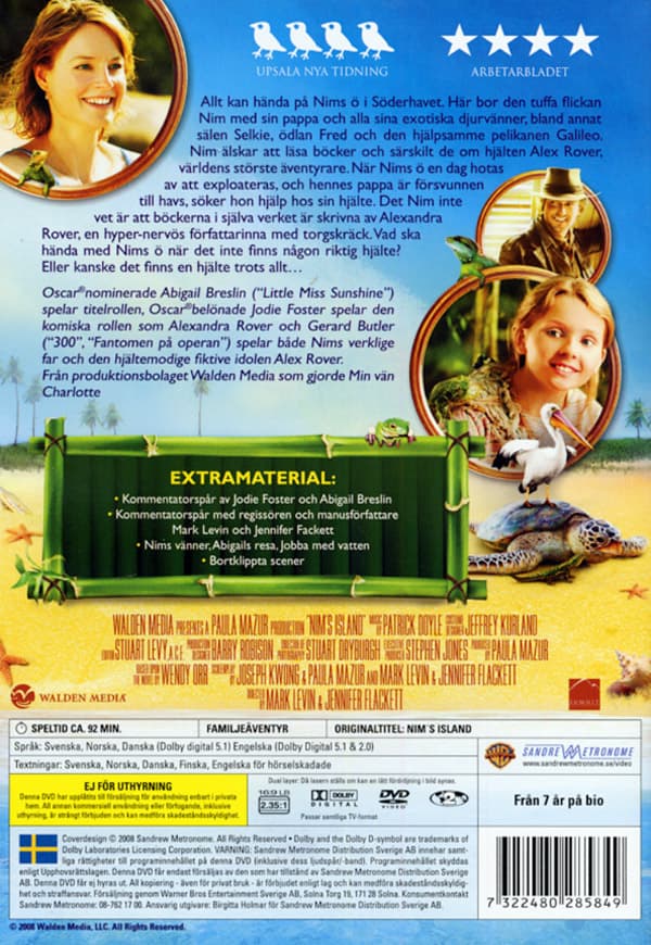 Nim och den hemliga ön (DVD)