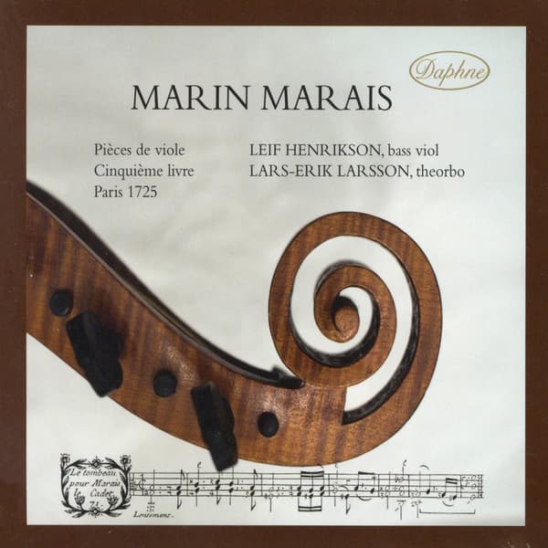 Marais Marin: Pieces de viole (CD)