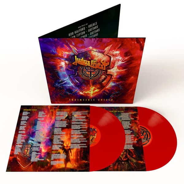 Judas Priest: Invincible shield (Red/Ltd) (2 Vinyl LP)