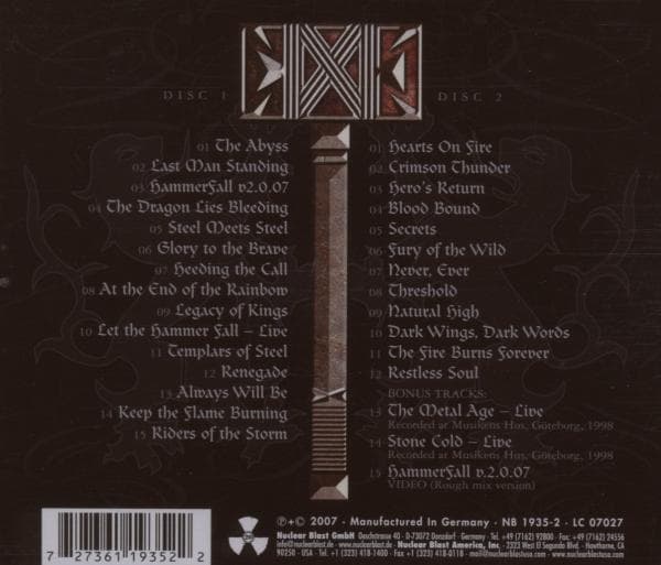 Hammerfall: Steel meets steel 1997-2007 (2 CD)