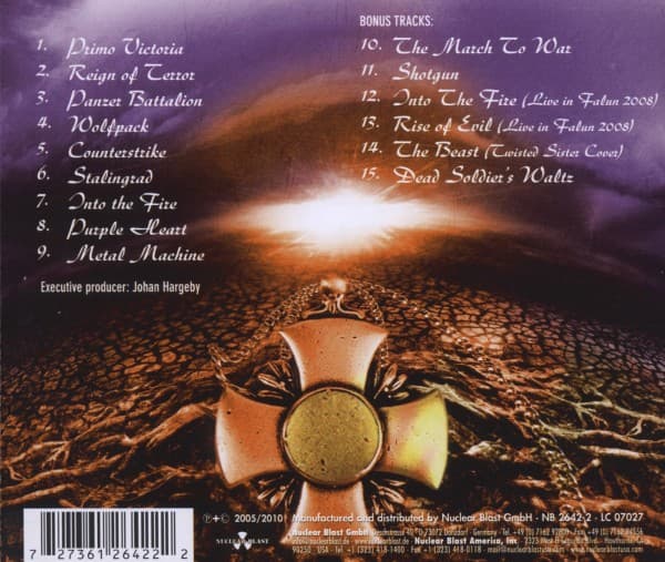 Sabaton: Primo Victoria Re-armed 2010 (CD)