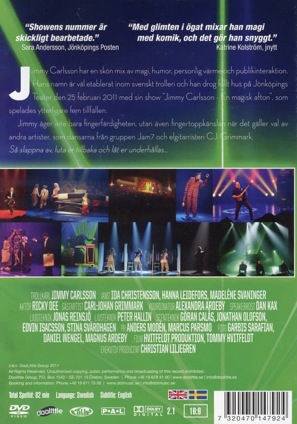 Carlsson Jimmy: En magisk afton (DVD)