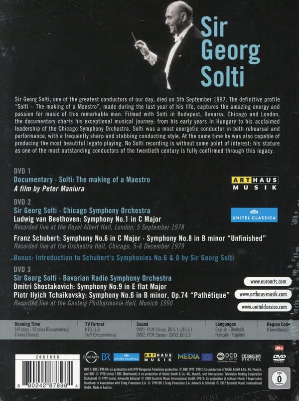 Solti: 100th anniversary box set (3 DVD)
