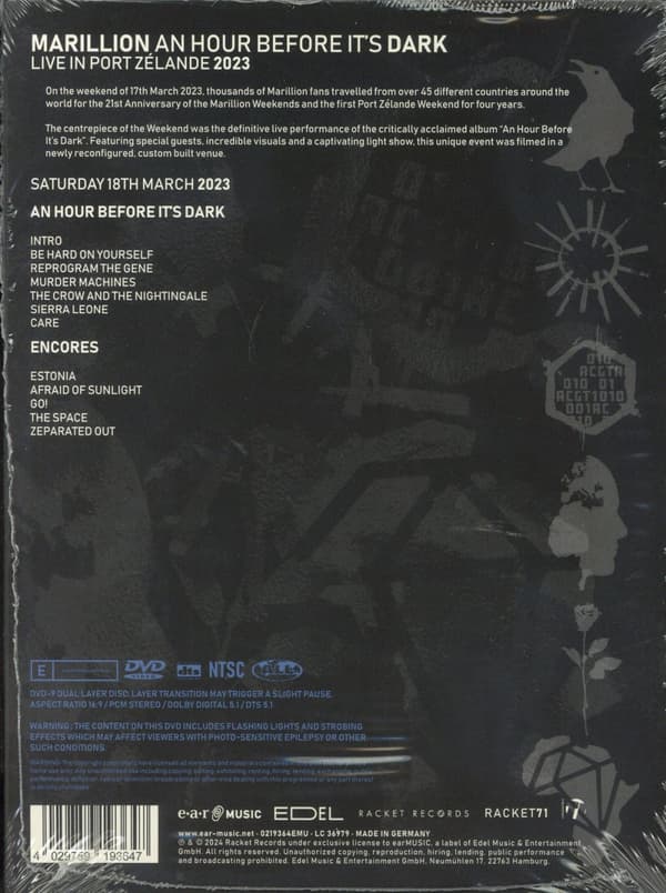 Marillion: An hour before it's dark/Live in P.Z. (DVD)