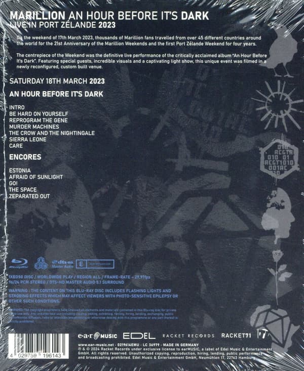 Marillion: An hour before it's dark/Live in P.Z. (Blu-ray)