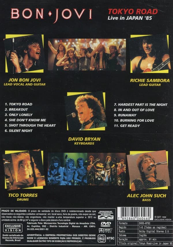 Bon Jovi: Tokyo Road/Live 1985 (DVD)