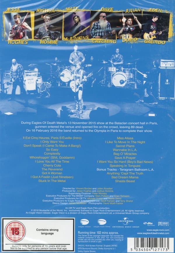 Eagles Of Death Metal: I love you all the time (DVD)