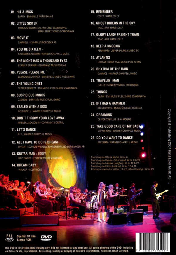 Edler Hans: The remember concert (DVD + CD)