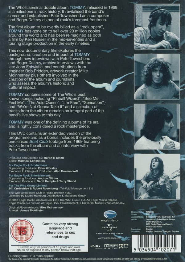 Who: Sensation/The story of Tommy (DVD)