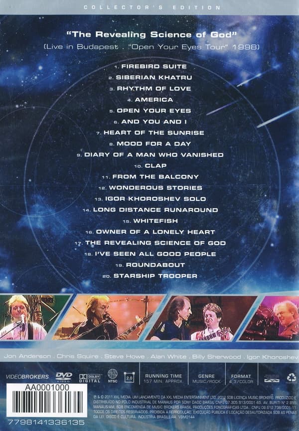 Yes: Live in Budapest 1998 (DVD)
