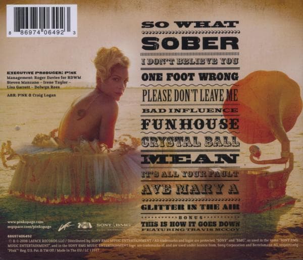 Pink: Funhouse 2008 (CD)