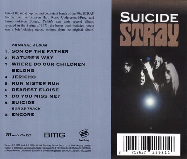 Stray: Suicide 1971 (CD)