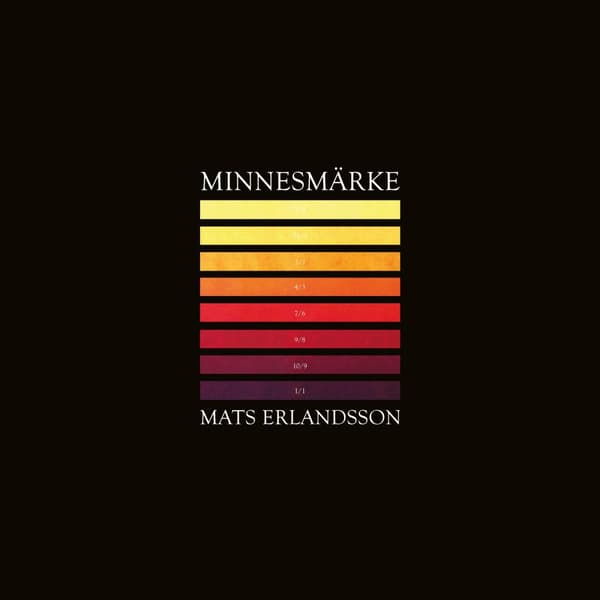 Erlandsson Mats: Minnesmärke (Vinyl LP)