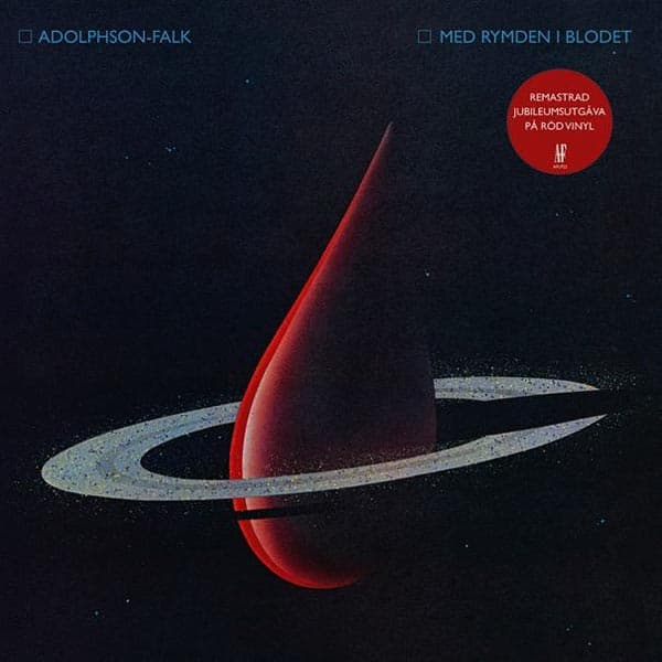 Adolphson & Falk: Med rymden i blodet (Röd) (Vinyl LP)
