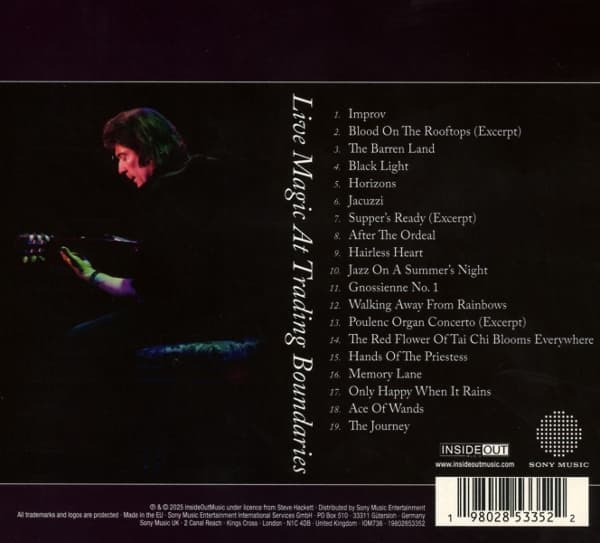 Hackett Steve: Live magic at Trading Boundaries (CD)