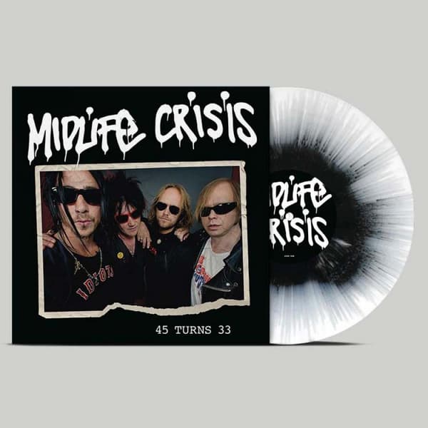 Midlife Crisis: 45 turns 33 (Black/White) (Vinyl LP)