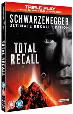 Total Recall (2012) Arnold Schwarzenegger, Verhoeven (DIR) cert 18 2 Blu-Ray Pre-Owned