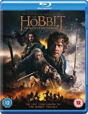 The Hobbit: The Battle of the Five Armies  (2015) Martin Freeman, Blu-Ray Pre-Owned