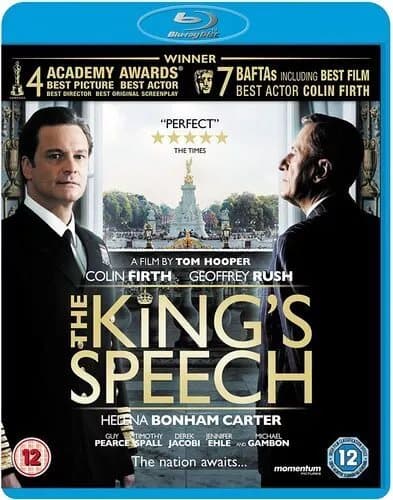 The King’s Speech  (2011) Colin Firth, Hooper (DIR) cert 12  Blu-Ray Pre-Owned
