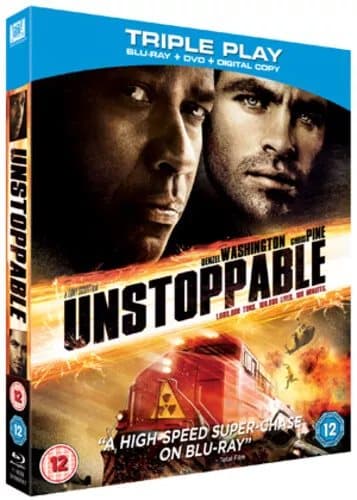 Unstoppable  (2011) Denzel Washington, Scott (DIR) cert 12  Blu-Ray Pre-Owned