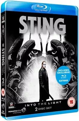 WWE: Sting - Into the Light (2015) Sting cert 15 2 discs Blu-Ray Pre-Owned