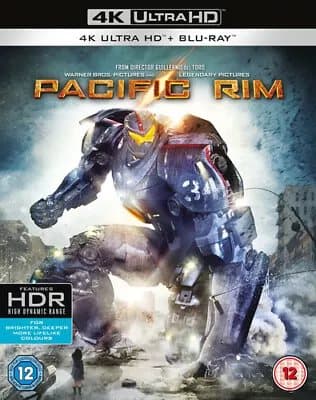 Pacific Rim  (2016) Charlie Hunnam, del Toro (DIR) cert 12 2 discs Blu-Ray Pre-Owned