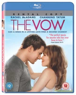 The Vow  (2012) Rachel McAdams, Sucsy (DIR) cert 12  Blu-Ray Pre-Owned