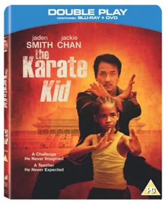 The Karate Kid (2010) Jaden Smith, Zwart (DIR) cert PG 2 discs Blu-Ray Pre-Owned