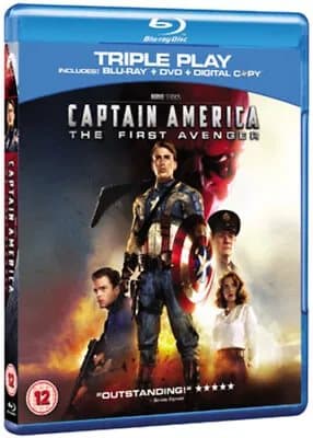 Captain America: The First Avenger  (2011) Chris Evans, Johnston (DIR) Blu-Ray Pre-Owned