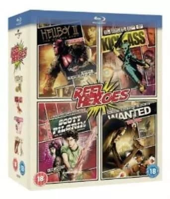 Wanted/Kick-Ass/Scott Pilgrim Vs. the World/Hellboy 2 (2012) Ron Blu-Ray Pre-Owned