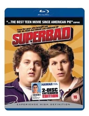 Superbad (2008) Jonah Hill, Mottola (DIR) cert 15 2 discs Blu-Ray Pre-Owned