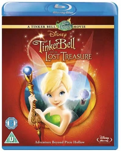 Tinker Bell and the Lost Treasure (2011) Klay Hall cert U Blu-Ray Pre-Owned