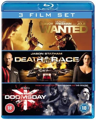 Wanted/Death Race/Doomsday  (2013) James McAvoy, Anderson (DIR) cert 18 Blu-Ray Pre-Owned