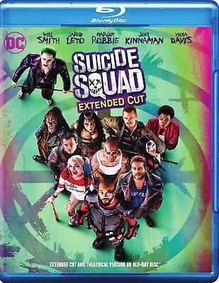 Suicide Squad (Extended Cut  + DV   Blu-Ray Pre-Owned
