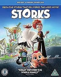 Storks  (2017) Nicholas Stoller cert U  Blu-Ray Pre-Owned