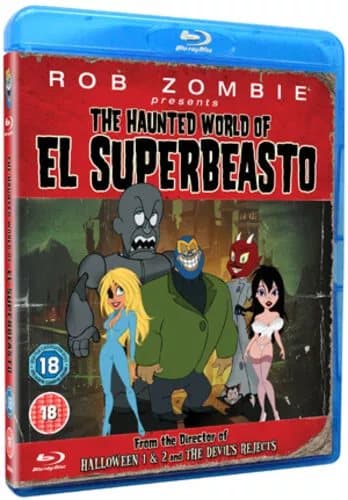 Rob Zombie Presents the Haunted World of El Superbeasto (2010) Rob Blu-Ray Pre-Owned
