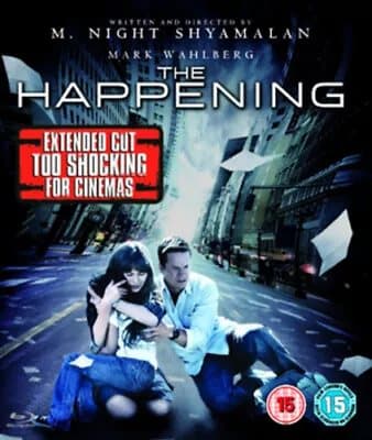 The Happening  (2008) Joel De La Fuente, Night Shyamalan (DIR) cert 15 Blu-Ray Pre-Owned