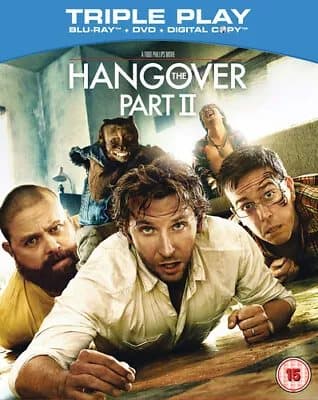 The Hangover: Part 2 (2011) Bradley Cooper, Phillips (DIR) cert 15 2 Blu-Ray Pre-Owned
