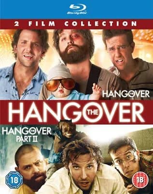 The Hangover/The Hangover: Part 2  (2012) Bradley Cooper, Phillips (DIR) Blu-Ray Pre-Owned