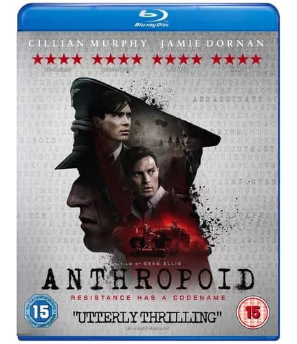Anthropoid  (2017) Cillian Murphy, Ellis (DIR) cert 15  Blu-Ray Pre-Owned