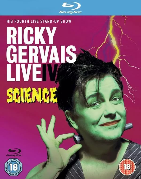 Ricky Gervais: Live 4 - Science (2010) Ricky Gervais cert 18 Blu-Ray Pre-Owned