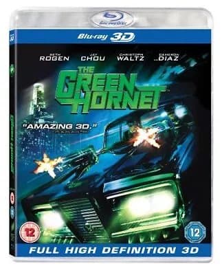 The Green Hornet (2011) Seth Rogen, Gondry (DIR) cert 12 2 discs Blu-Ray Pre-Owned