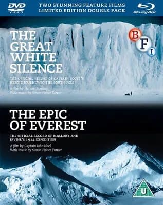 The Great White Silence/The Epic of Everest  (2014) J.B.L. Noel cert E 4 Blu-Ray Pre-Owned