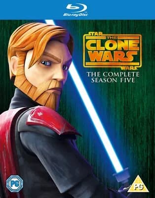 Star Wars - The Clone Wars: Season 5  (2013) George Lucas cert PG Blu-Ray Pre-Owned