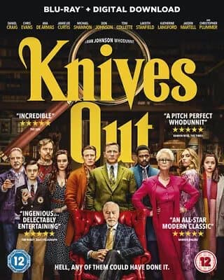 Knives Out  (2020) Daniel Craig, Johnson (DIR) cert 12  Blu-Ray Pre-Owned
